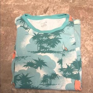 J. Crew graphic pocket tee